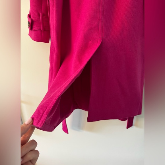 Ann Taylor women’s double breasted trenchcoat in razzle dazzle, petite small. 🩷 - Picture 13 of 13